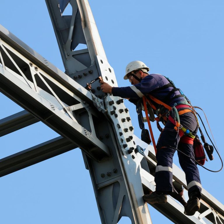 Inspeksi dan Perakitan Ulang Tower Struktur Baja