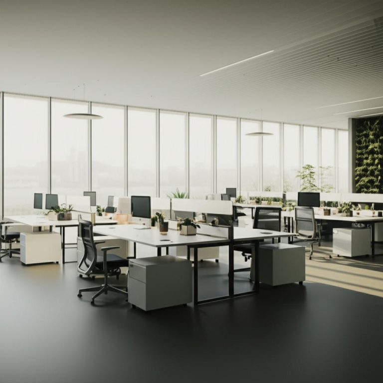 Desain Arsitektur Interior Ruang Kantor Modern dan Fungsional